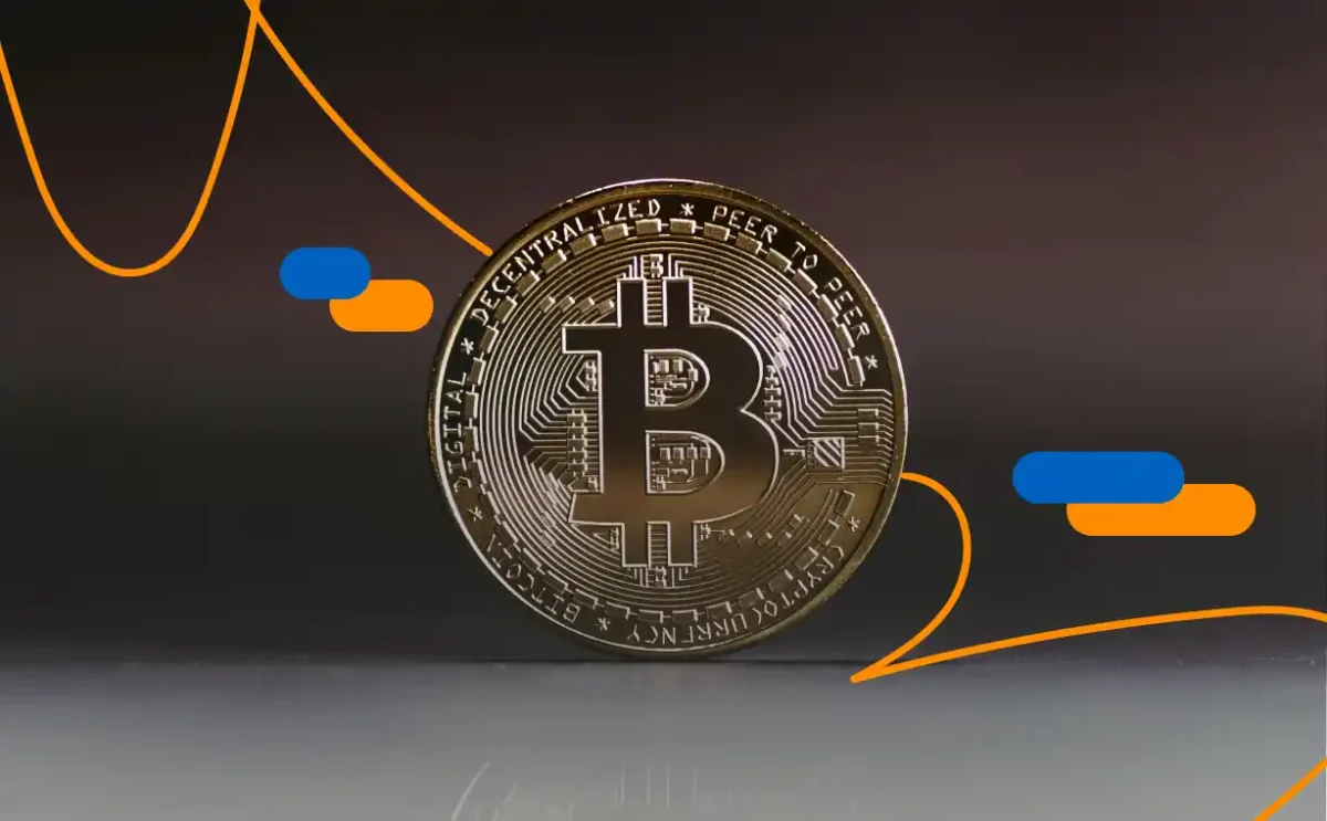Moneda de Bitcoin representando la tecnología blockchain, símbolo de descentralización y confianza digital en la era de las criptomonedas